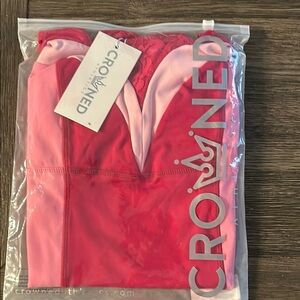 Crowned Athletics Pink Enchanted Rose Athletic Tank